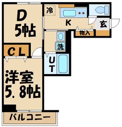 ファトーレ調布の物件間取画像